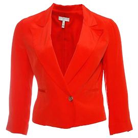 Joie, Orangefarbene, kurze Blazerjacke in Größe XS. Orange