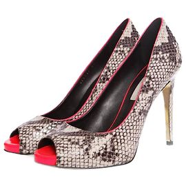 Stella Mc Cartney Stella McCartney, Neutrale Sky-Python-Pumps aus Leder. Andere
