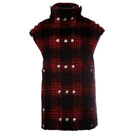Alexander Wang, gilet foderato. Nero Rosso