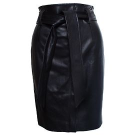 Escada Sport, Lederrock Schwarz