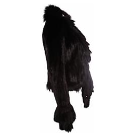 Roberto Cavalli-Roberto Cavalli, Black mink fur coat.-Black