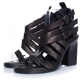Ann Demeulemeester-Ann Demeulemeester, gladiator sandal in black-Black
