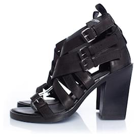 Ann Demeulemeester-Ann Demeulemeester, gladiator sandal in black-Black