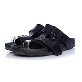 Autre Marque-Birkenstock x Rick Owens, Leather sandals-Black
