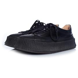 Jil Sander-JIL SANDER, platform sneakers in black-Black