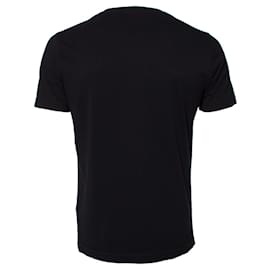 Pierre Balmain-PIERRE BALMAIN, T-shirt preta com parte superior.-Preto