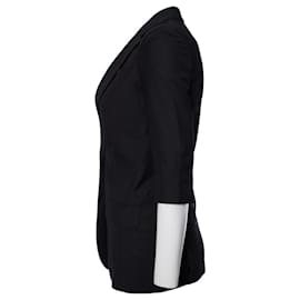 Autre Marque-Tom Wood, black short sleeve blazer.-Black