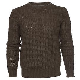 All Saints TOUS LES SAINTS, pull en laine tricoté vert. Vert