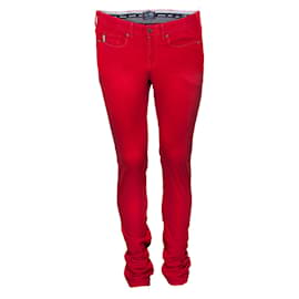Armani Jeans-Armani Jeans, Jean rouge en taille W29/S.-Rouge