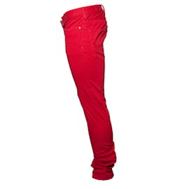 Armani Jeans-Armani Jeans, Jean rouge en taille W29/S.-Rouge