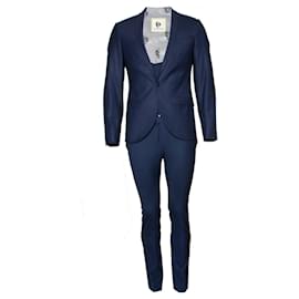Autre Marque-Noose & Monkey, three-piece blue suit-Blue