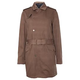 The Kooples-THE KOOPLES, Khaki colored trench coat.-Brown,Green