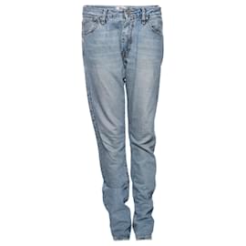 Acne Acné, jean ample bleu. Bleu