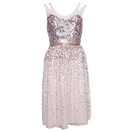 French connection, Pink dress with sequins. Pink