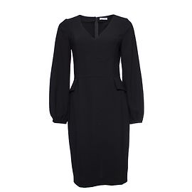 Autre Marque La robe, Robe noire avec fausses poches latérales. Noir