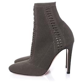 Gianvito Rossi-Gianvito rossi, Vires knitted ankle boots.-Green