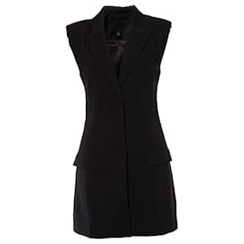 Autre Marque-NBD, blazer dress with shoulder pads-Black