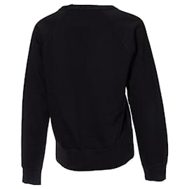 Acne-ACNE STUDIOS, schwarzes Sweatshirt mit Rundhalsausschnitt-Schwarz