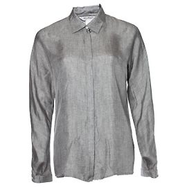 Autre Marque MAX MARA, Grey shiny blouse Grey