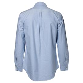 Ralph Lauren-Ralph Lauren, Camisa azul personalizada-Azul
