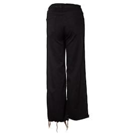 Autre Marque-Reformation, Wide leg stretch jeans-Black