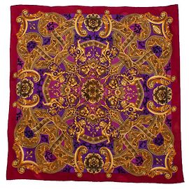 Gianni Versace Atelier Versace, Lenço estampado barroco multicolorido Multicor