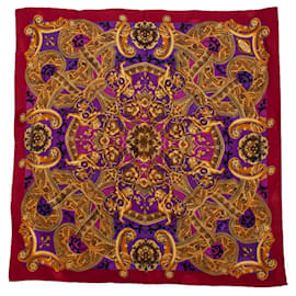 Gianni Versace-Atelier versace, Multicolored Barocco printed scarf-Multiple colors