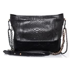 Chanel-Chanel, Medium Gabrielle python bag-Black