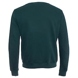 Kenzo-Kenzo, suéter verde con parte superior.-Verde