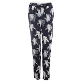 Paul Smith-Paul Smith, trousers with faded floral print-Blue