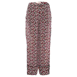 Marni-Marni, Trousers with graphic print-Multiple colors