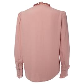 Autre Marque-bash, pink blouse with ruffles.-Pink