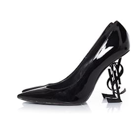 Saint Laurent-SAINT LAURENT, Black opyum heels-Black