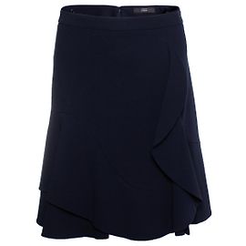 Autre Marque Steffen Schraut, blue skirt with ruffles Blue