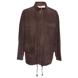 Autre Marque Seraphin, Braune Wildlederjacke Braun