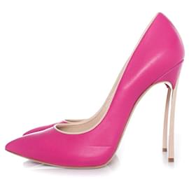 Casadei-Casadei, Zapatos de salón con tacón de aguja en rosa-Rosa