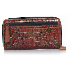 Autre Marque-Nathan Baume, Leather Zip Wallet-Brown