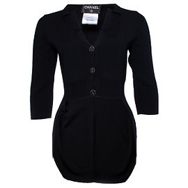 Chanel, cardigã pinguin Preto