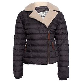 Autre Marque MOSCOW, Grey down coat Brown
