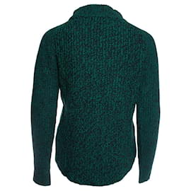 Autre Marque-Odeeh, suéter de cuello alto de punto verde-Verde