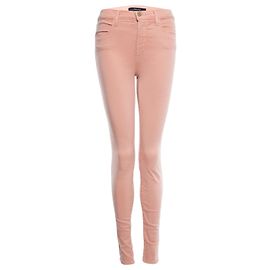 J Brand marca j, jeans ajustados rosas con elástico Rosa