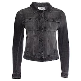 ZADIG & VOLTAIRE, Graue Jeansjacke Grau
