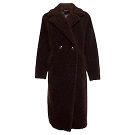 Autre Marque-Pauw, abrigo de peluche marrón-Castaño