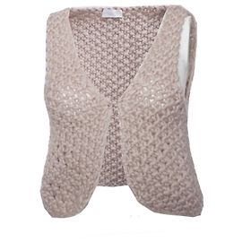 AMERICAN VINTAGE, Beige Strickweste. Braun Andere