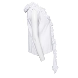 Comme Des Garcons-COMME des GARCONS, Vintage white top with rouges.-White