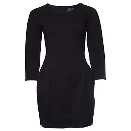 Calvin Klein, Schwarzes Stretchkleid. Schwarz