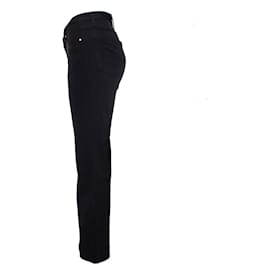 Gianfranco Ferré-Gianfranco Ferre Jeans,  black stretch trousers.-Black