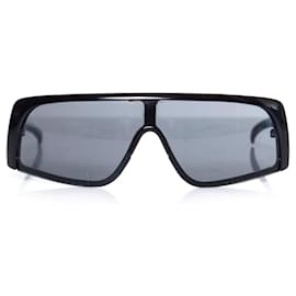 Gucci-gucci, Black futuristic sunglasses.-Black
