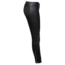 The row-THE ROW, leather trousers in anthracite-Grey