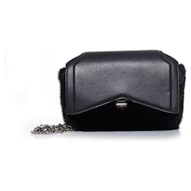 Givenchy-GIVENCHY, Bow cut Mink fur crossbody bag.-Black